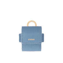 Load image into Gallery viewer, UMBI Personalized Leather AirPods Bag - Blue