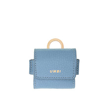 Load image into Gallery viewer, UMBI Personalized Leather AirPods Bag - Blue