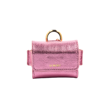 Load image into Gallery viewer, UMBI Personalized Leather AirPods Case - Metallic Rose