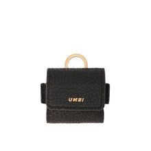 Load image into Gallery viewer, UMBI Personalized Leather AirPods Bag - Black