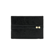 Load image into Gallery viewer, UMBI Personalized Leather Cardholder - Metallic BLACK