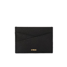 Load image into Gallery viewer, UMBI Personalized Leather Cardholder - Black