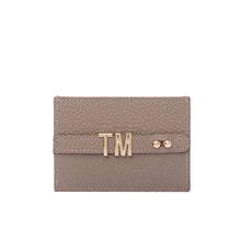 Load image into Gallery viewer, UMBI Personalized Leather Cardholder - Beige