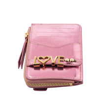 Load image into Gallery viewer, UMBI GLAM Personalized Leather Wallet - Metallic ROSE
