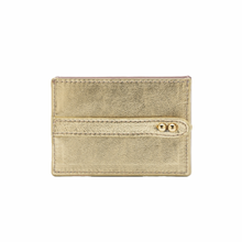 Load image into Gallery viewer, UMBI Personalized Leather Cardholder - Metallic DORE