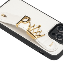 Load image into Gallery viewer, GLAM. Personalized Leather iPhone Case - PEARL