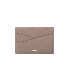 Load image into Gallery viewer, UMBI Personalized Leather Cardholder - Beige