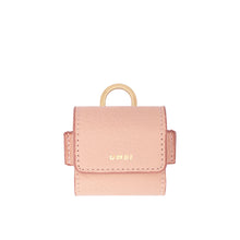 Load image into Gallery viewer, UMBI Personalized Leather AirPods Bag - Powder Pink