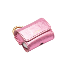 Load image into Gallery viewer, UMBI Personalized Leather AirPods Case - Metallic Rose