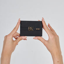 Load image into Gallery viewer, UMBI Personalized Leather Cardholder - Black