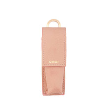 Load image into Gallery viewer, UMBI Personalized Leather Lipstick Bag - Powder Pink