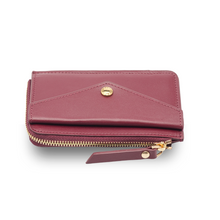 Load image into Gallery viewer, UMBI Personalized Leather Wallet - BURGUNDY