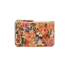 Load image into Gallery viewer, UMBI Personalized Leather Mini Wallet - FLORAL