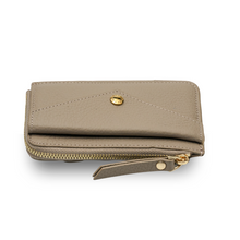 Load image into Gallery viewer, UMBI YOUZ Personalized Leather Wallet - BEIGE