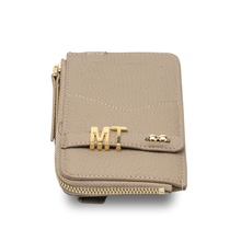 Load image into Gallery viewer, UMBI YOUZ Personalized Leather Wallet - BEIGE