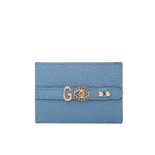 Load image into Gallery viewer, UMBI Personalized Leather Cardholder - Blue