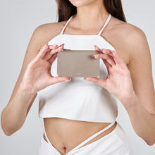 Load image into Gallery viewer, UMBI Personalized Leather Mini Wallet - Beige