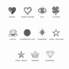 Load image into Gallery viewer, GLAM. Personalized Leather iPhone Case - Silver/Silver
