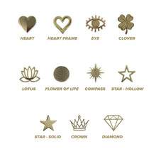 Load image into Gallery viewer, GLAM. Personalized Leather iPhone Case - Black/Gold
