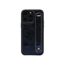 Load image into Gallery viewer, GLAM. Personalized iPhone Case - Navy Blue/Gold
