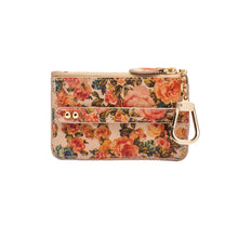 Load image into Gallery viewer, UMBI Personalized Leather Mini Wallet - FLORAL
