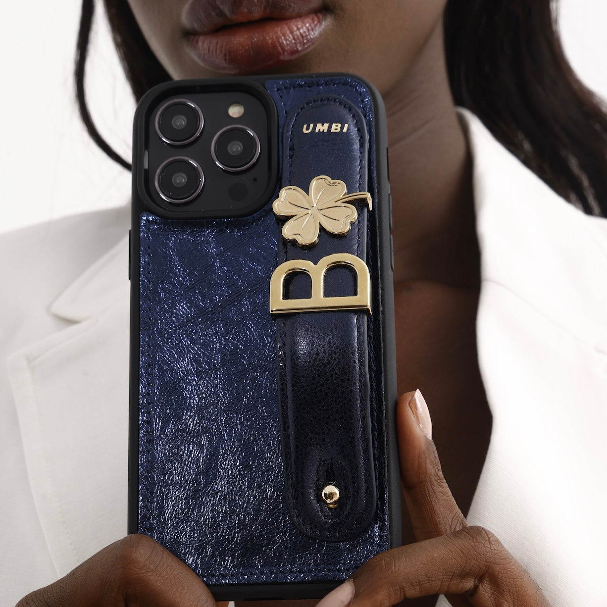 GLAM. Personalized Leather iPhone Case
