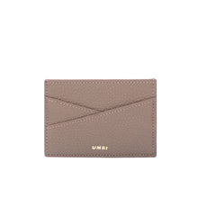 Load image into Gallery viewer, UMBI Personalized Leather Cardholder  - Beige
