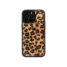 Load image into Gallery viewer, GLAM. Personalized iPhone Case - Leopard / Gold
