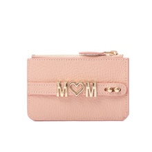 Load image into Gallery viewer, UMBI Personalized Leather Mini Wallet - Powder Pink
