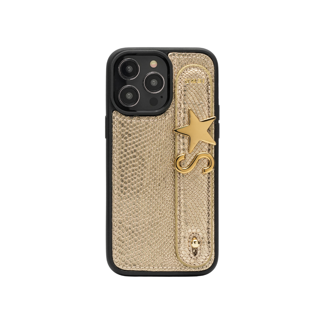 GLAM. Personalized Leather iPhone Case