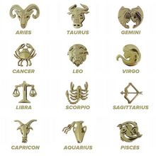 Load image into Gallery viewer, UMBI. Astrology Signs Gold
