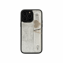 Load image into Gallery viewer, GLAM. Personalized iPhone Case - Silver/Silver
