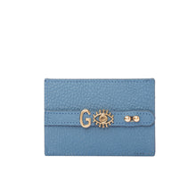Load image into Gallery viewer, UMBI Personalized Leather Cardholder  - Blue
